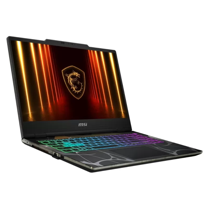 Notebook Gaming MSI Cyborg 15 B2RWFKG-071US 15.6" Intel Core 7 240H 16/512GB W11H NVIDIA GeForce RTX 5060 8GB - Translucent Black