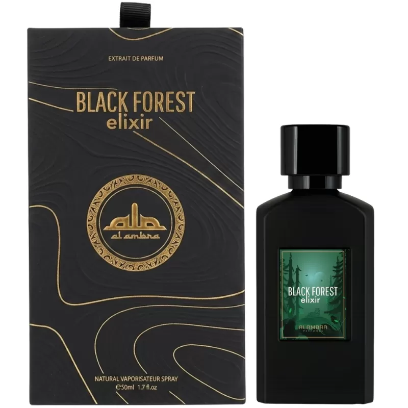 Perfume Al Ambra Black Forest Elixir EDP Masculino - 50mL