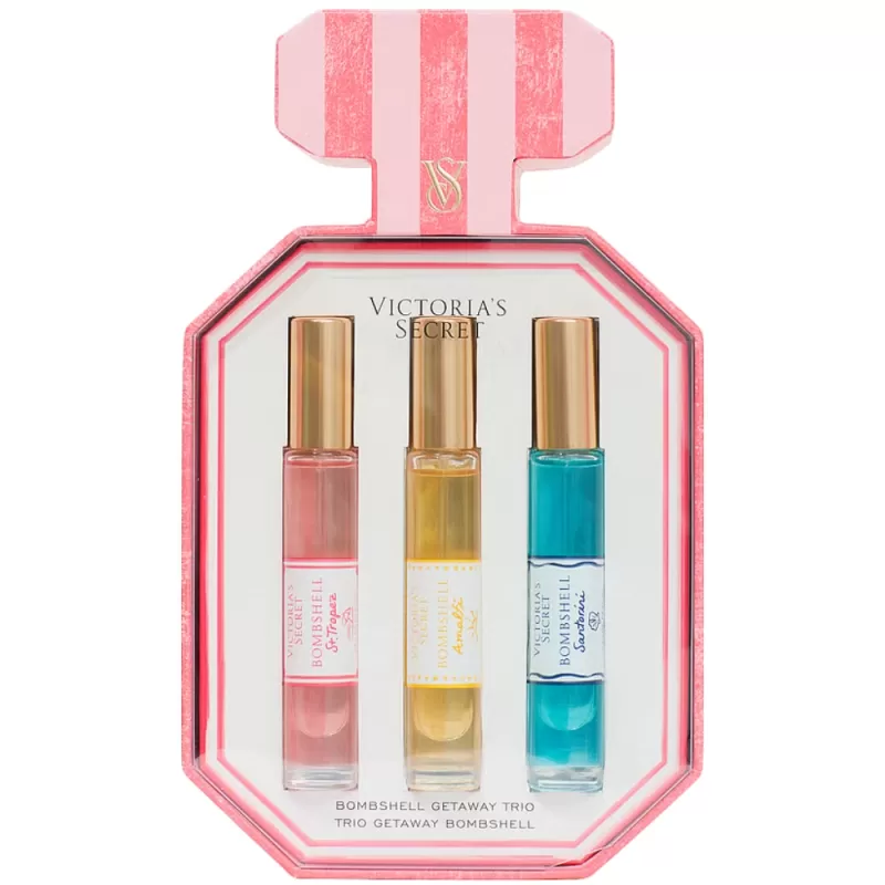 Kit Perfumes Travel Spray Victoria's Secret Bombshell EDP Femenino - 3x7mL
