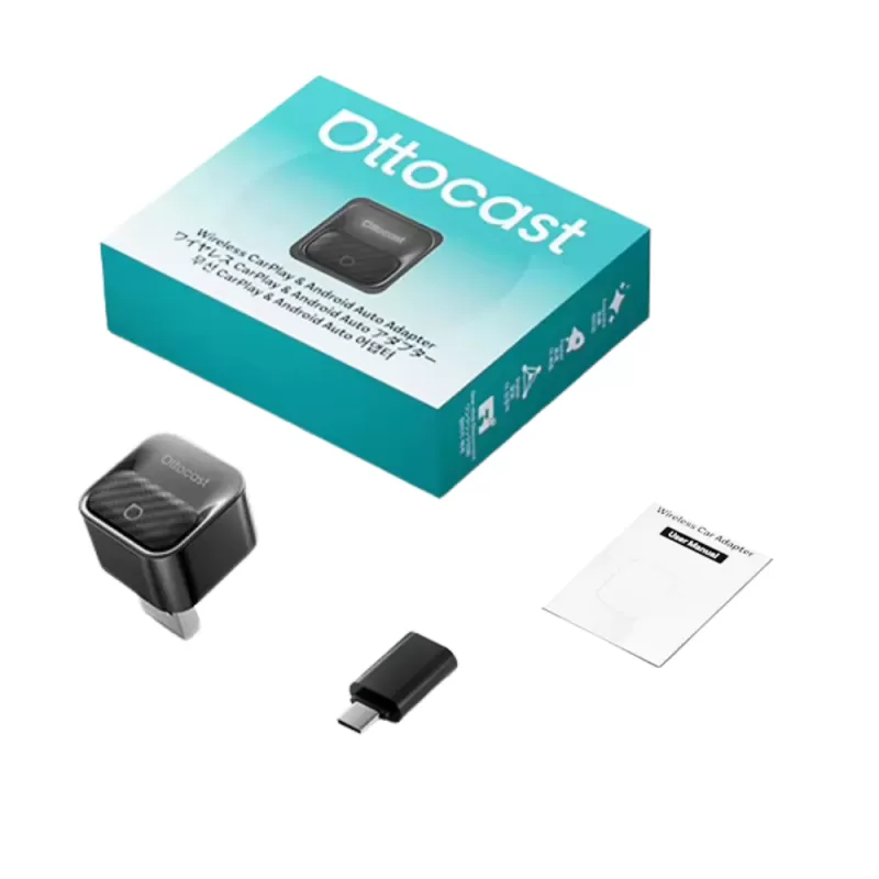 Adaptador Multimedia Ottocast Mini Core CA525 USB-A para CarPlay/Android Auto