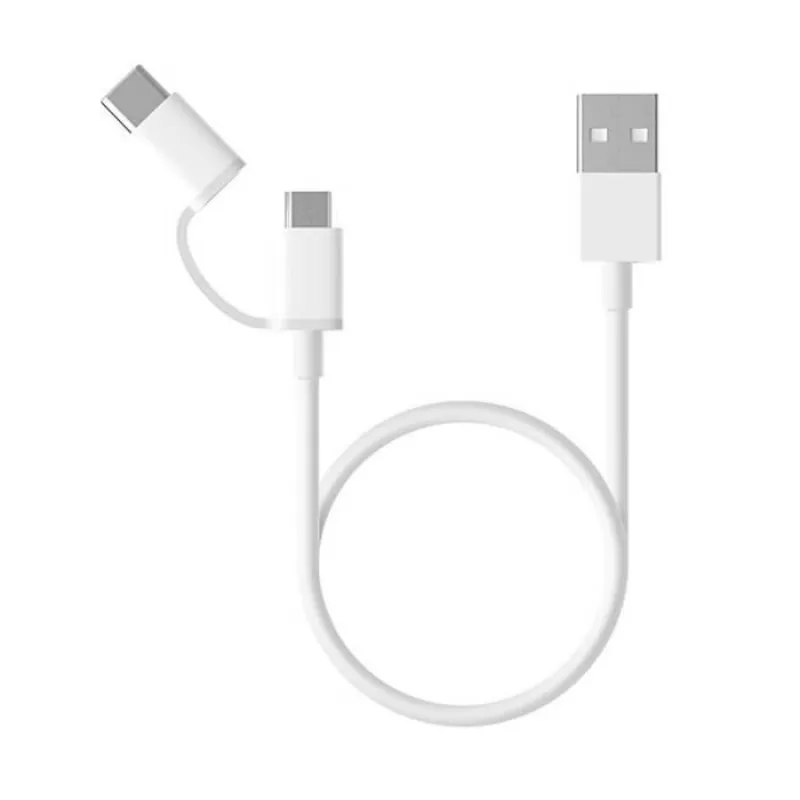 Cable Xiaomi 2 en 1 USB-A/microUSB/USB-C SJX02ZM -...