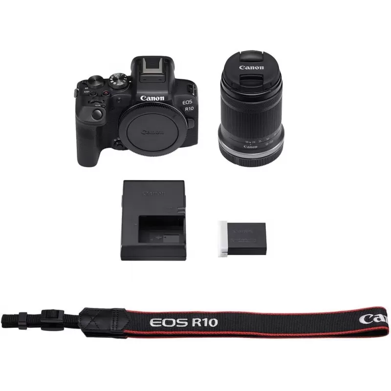 Cámara Digital Canon EOS R10 RF-S 18-150mm F3.5-6.3 IS STM Kit - Black