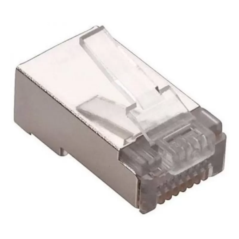 Conector RJ45 CAT5 Blindado (1 Unidad)