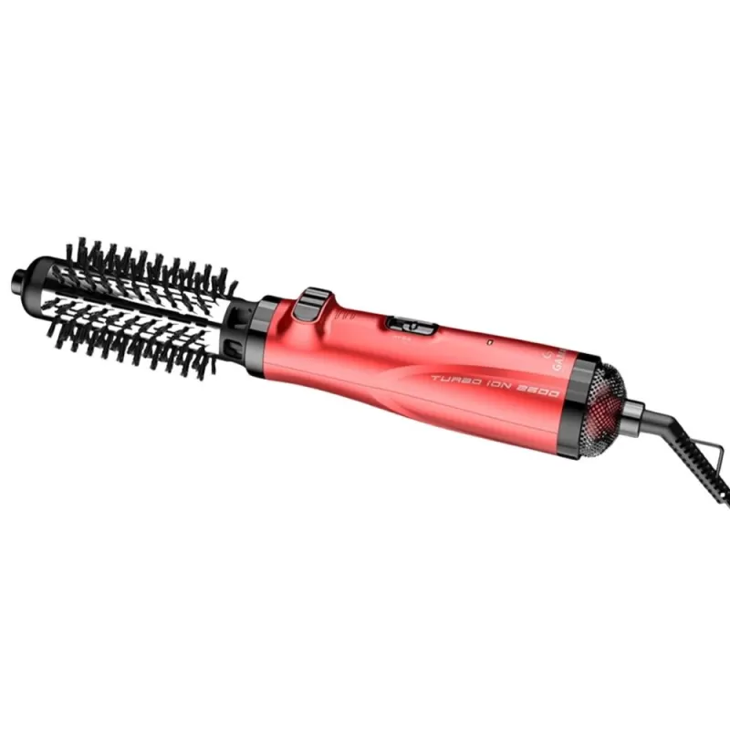 Cepillo Secador Rotativo Gama Turbo ION 2600 3 en 1 1100W 2V - Red