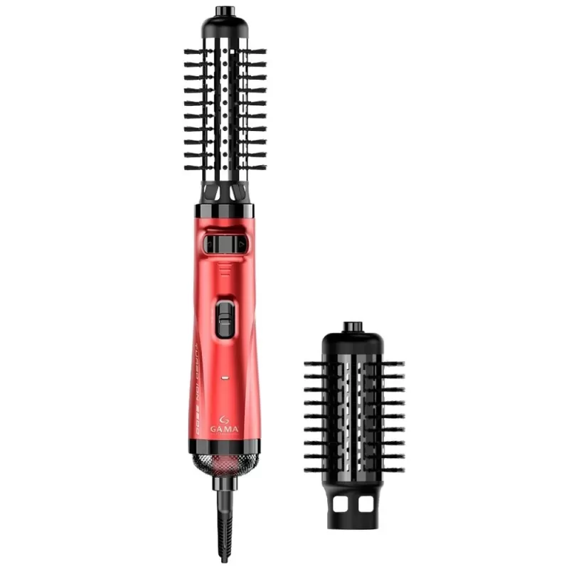 Cepillo Secador Rotativo Gama Turbo ION 2600 3 en 1 1100W 2V - Red