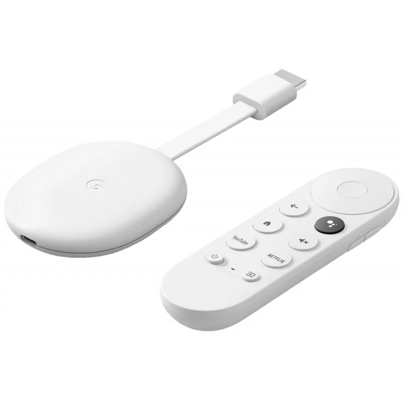 Google Chromecast With Google TV GA03131-US HD - Snow (Caja Fea)