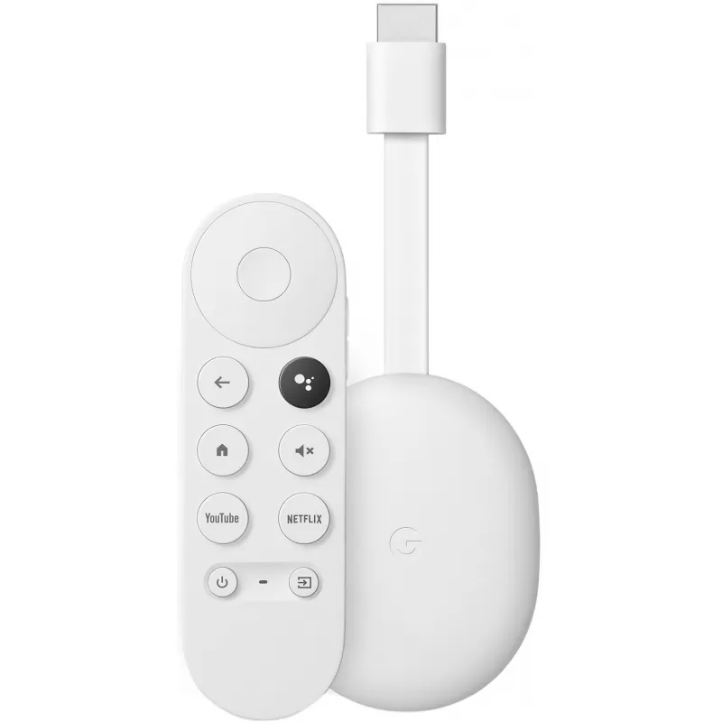 Google Chromecast With Google TV GA03131-US HD - Snow (Caja Fea)