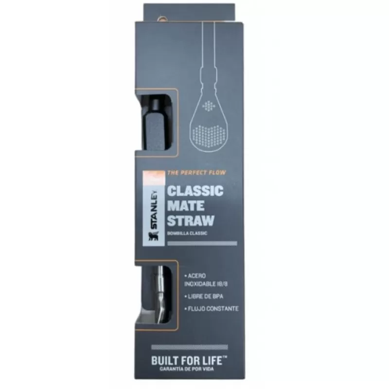 Bombilla Stanley Classic Mate Straw - Black
