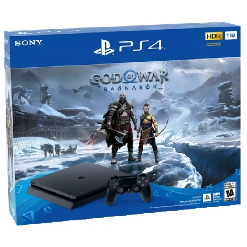 Consola Sony PlayStation 4 CUH-2215B 1TB God of War Ragnarok - Jet Black