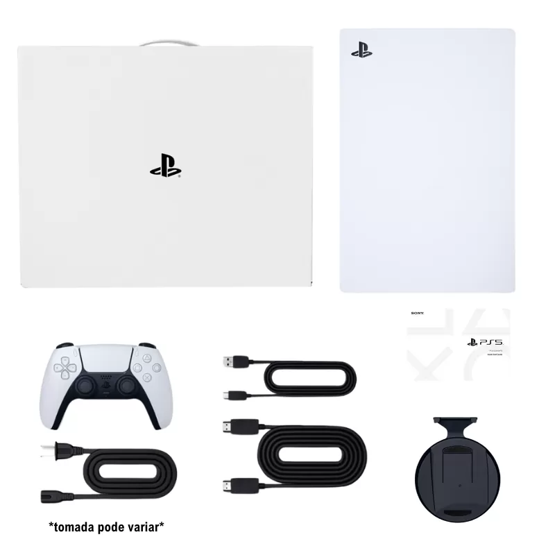 Consola Sony PlayStation 5 CFI-1115B Digital 825GB SSD - Black/White (Caja Blanca)