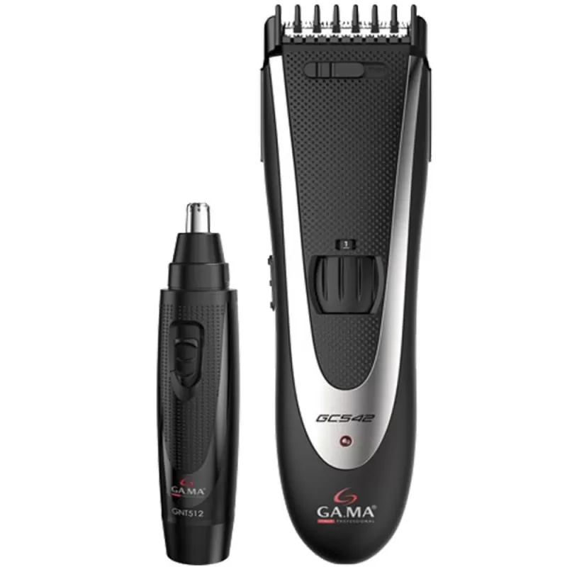 Cortador de Pelo Gama Set GC542 220V + Depilador Nasal GNT512 - Black Cortador de Pelo Gama Set GC542 220V + Depilador Nasal GNT512 - Black