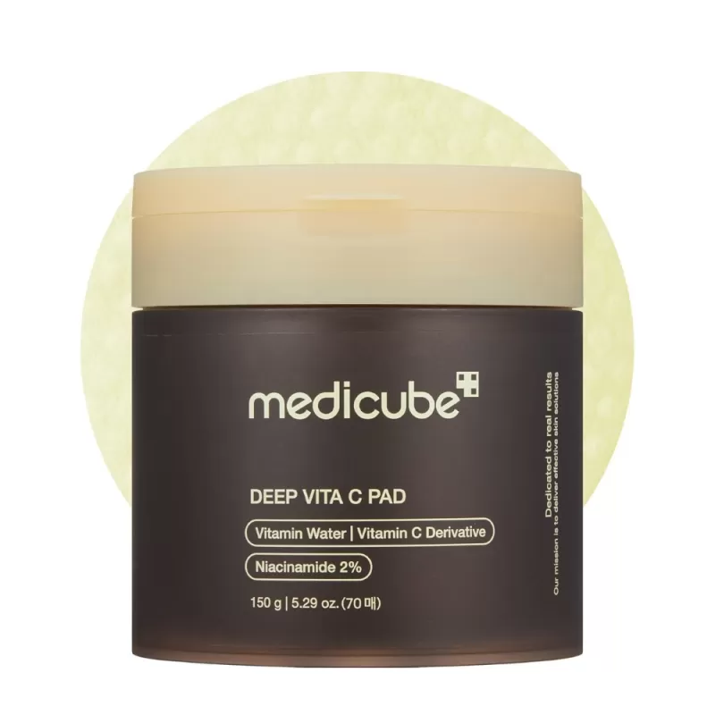 Almohadilla Facial Medicube Deep Vita C 2% Niacinamida - 70 Pads