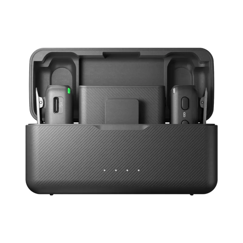 Micrófono Wireless DJI Mic 2 (2 TX + 1 RX + Charging Case) - Black
