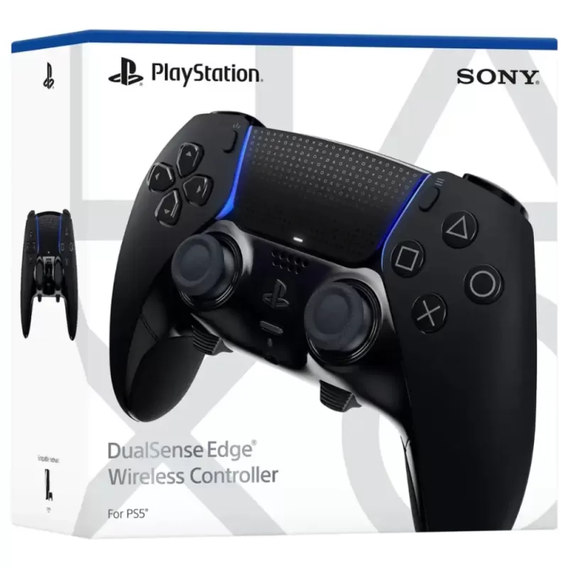 Control Sony DualSense Edge para PlayStation 5 CFI-ZCP1 - Midnight Black (Caja Fea)