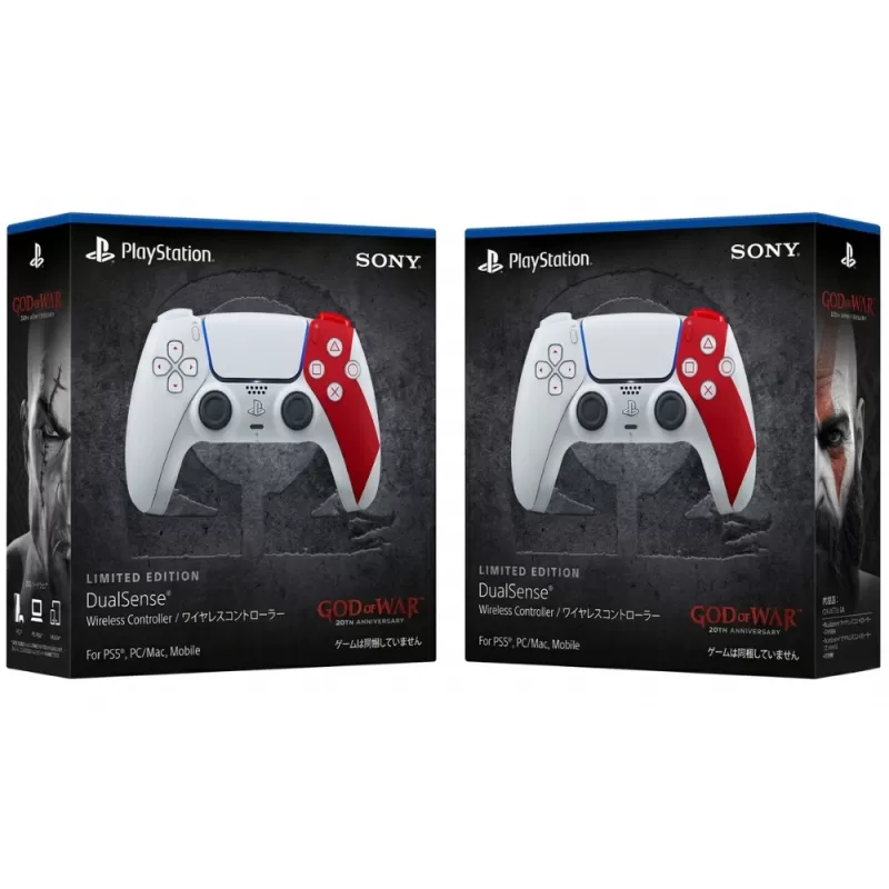 Control Sony DualSense para PlayStation 5 CFI-ZCT1J - God of War 20th Anniversary Limited Edition (Japonés)
