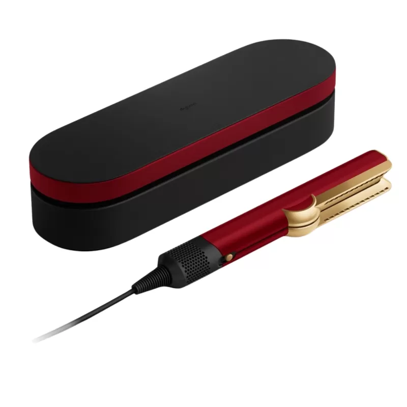 Alisador Dyson Airstrait HT01 1600W 220V - Red Velvet/Gold