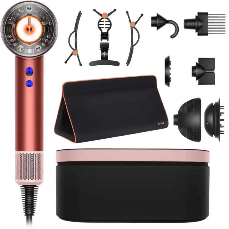 Secador Dyson Supersonic Nural HD16 1600W 110V - Strawberry Bronze/Blush Pink + Accesorios