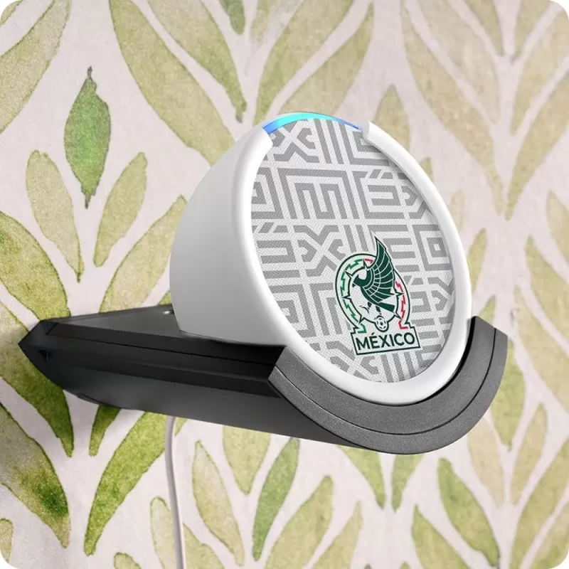 Speaker Amazon Echo Pop Selección Nacional de México (Soccer Edition) With Alexa - White