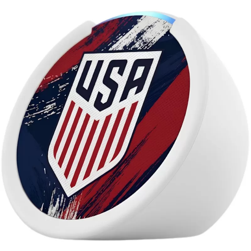 Speaker Amazon Echo Pop U.S (Soccer Edition) With Alexa - White