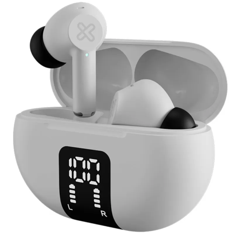 Auricular Klip Xtreme EdgeBuds KTE-755WH Bluetooth ANC - White