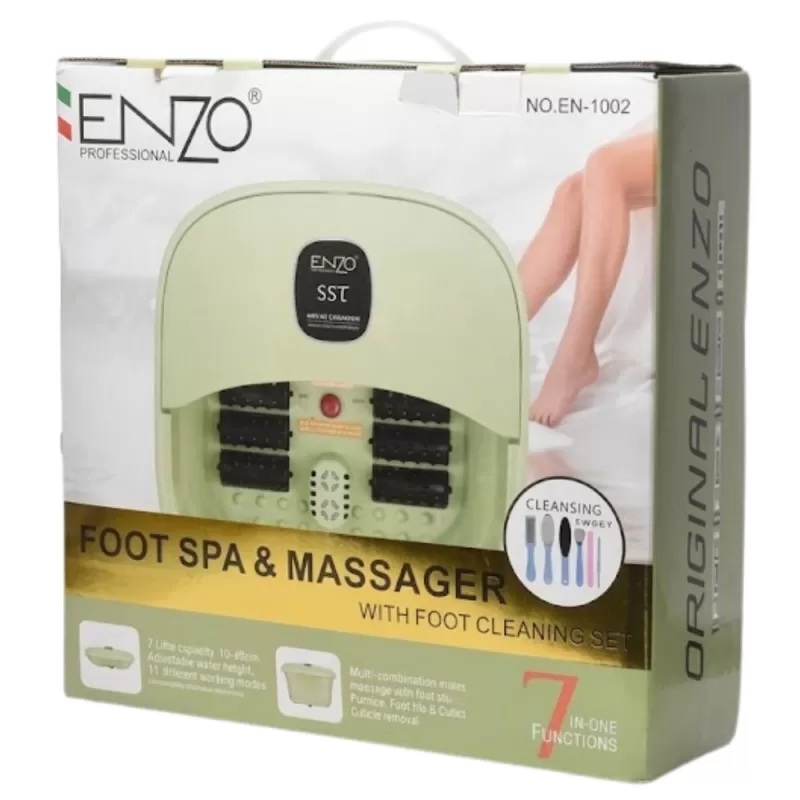 Hidromasajeador Eléctrico Enzo Foot Spa EN-1002 500W 220V - Green