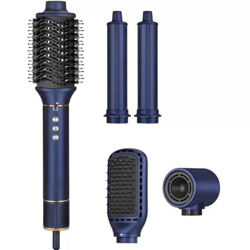 Secador Multiestilizador Enzo V9 EN-754 5 en 1 1500W 220V - Blue