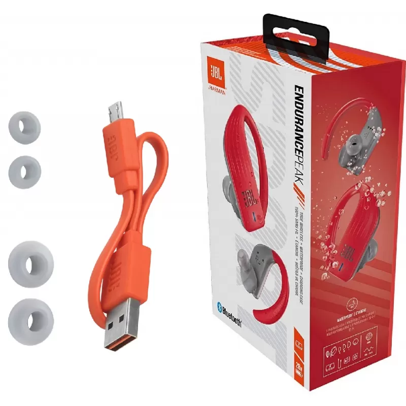 Auricular JBL Endurance Peak Bluetooth - Red