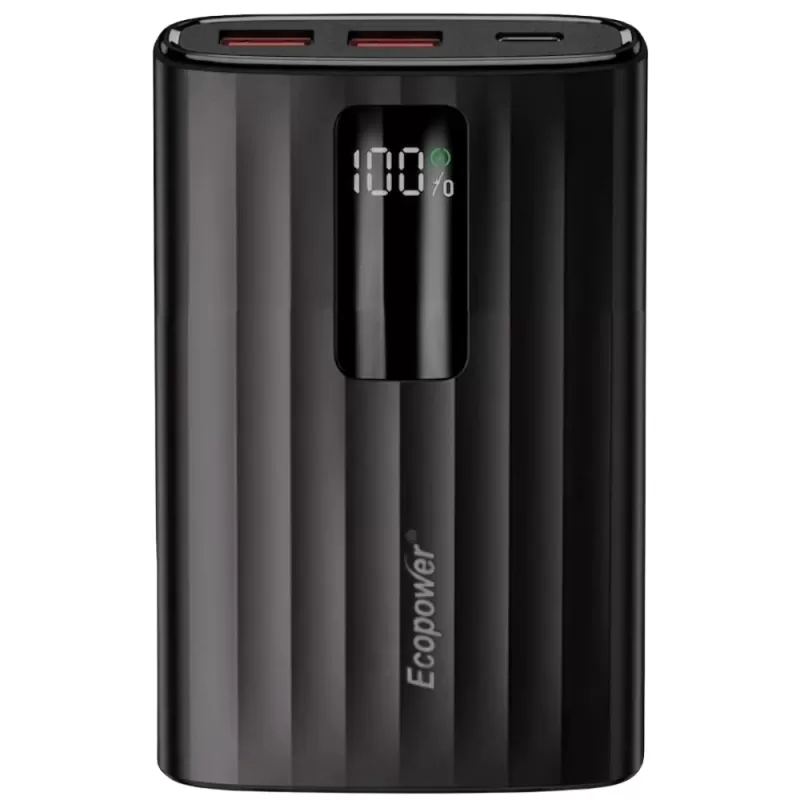 Cargador Portátil Ecopower EP-C504 Power Bank 12.000mAh - Black