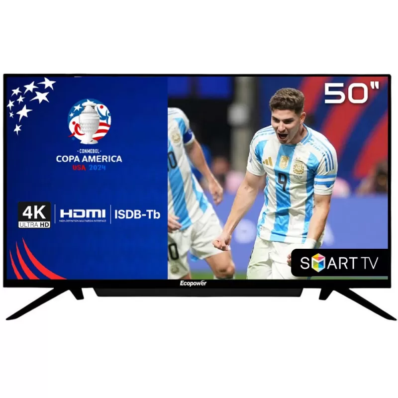 Smart TV LED 50" Ecopower EP-TV050 4K Ultra H...