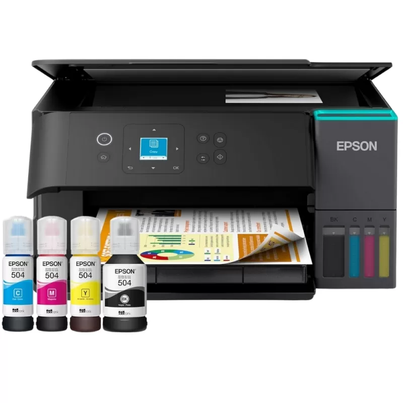 Impresora Multifuncional Epson EcoTank L4360 Wi-Fi 2V - Black Impresora Multifuncional Epson EcoTank L4360 Wi-Fi 2V - Black