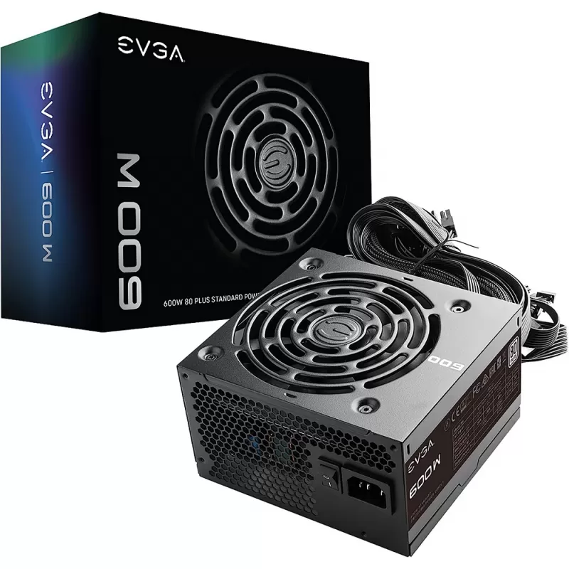 Fuente de Alimentación EVGA 600W 80PLUS White 100-W1-600-K1