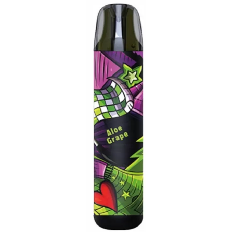 Vaper Descartable Joyetech Evio D 50mg 1600 Puffs - Aloe Grape