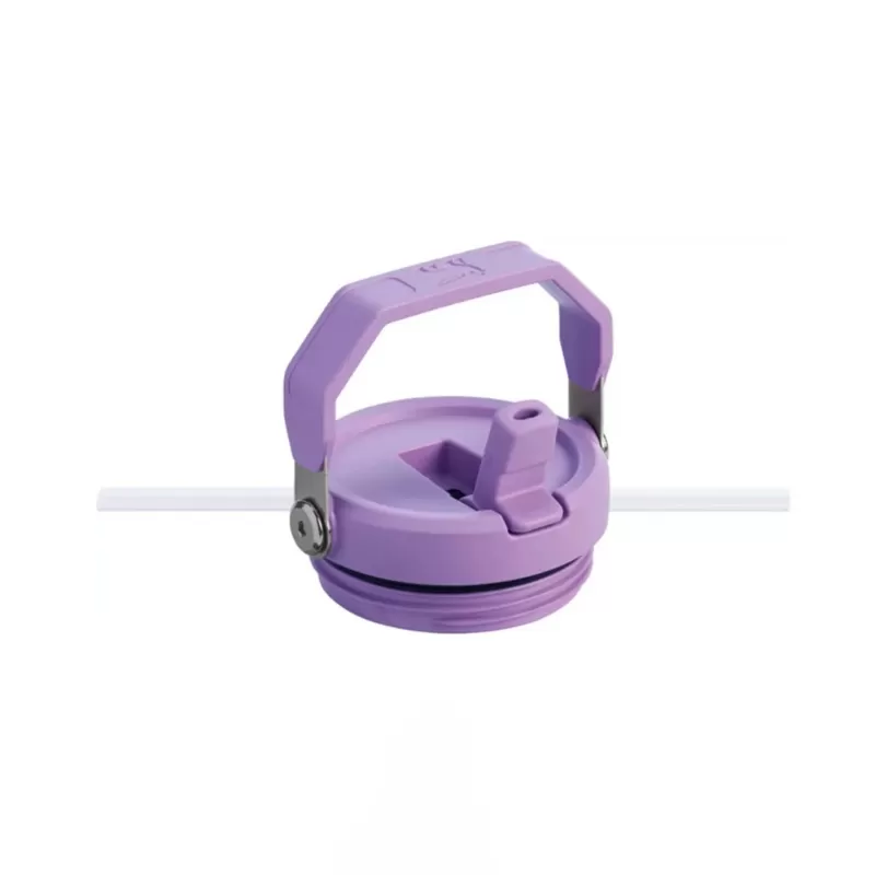 Termo Stanley The IceFlow Flip Straw Tumbler 887mL - Cream Lilac Stripe