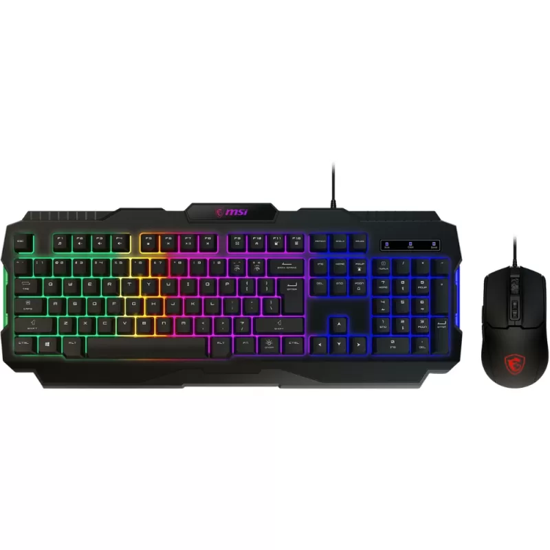 Teclado + Mouse MSI Forge GK100 - Black (Inglés)