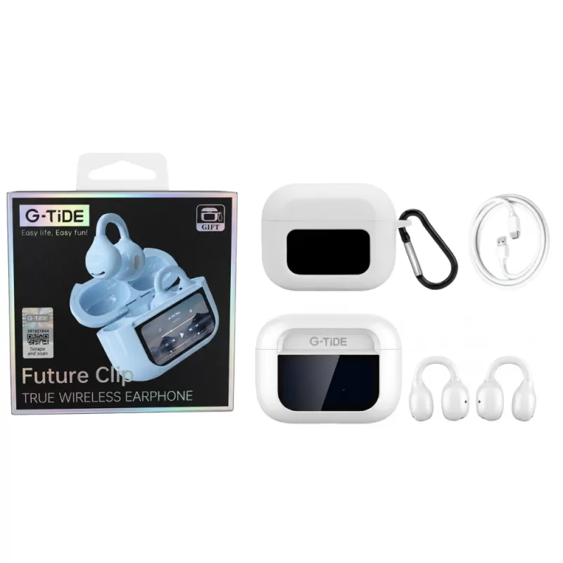 Auricular G-Tide Future Clip Bluetooth - White