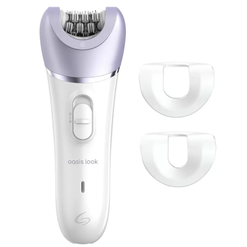 Depilador Eléctrico Gama Oasis Look - White/Purple Depilador Eléctrico Gama Oasis Look - White/Purple