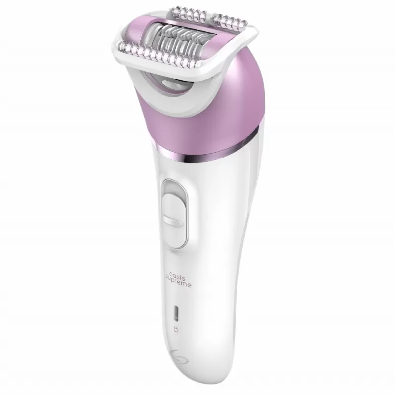 Depilador Eléctrico Gama Oasis Supreme - White/Pink