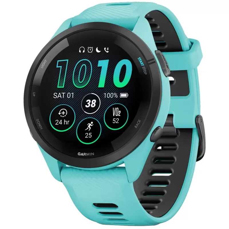 Reloj GPS Garmin Forerunner 265 010-02810-02 - Turquoise/Black
