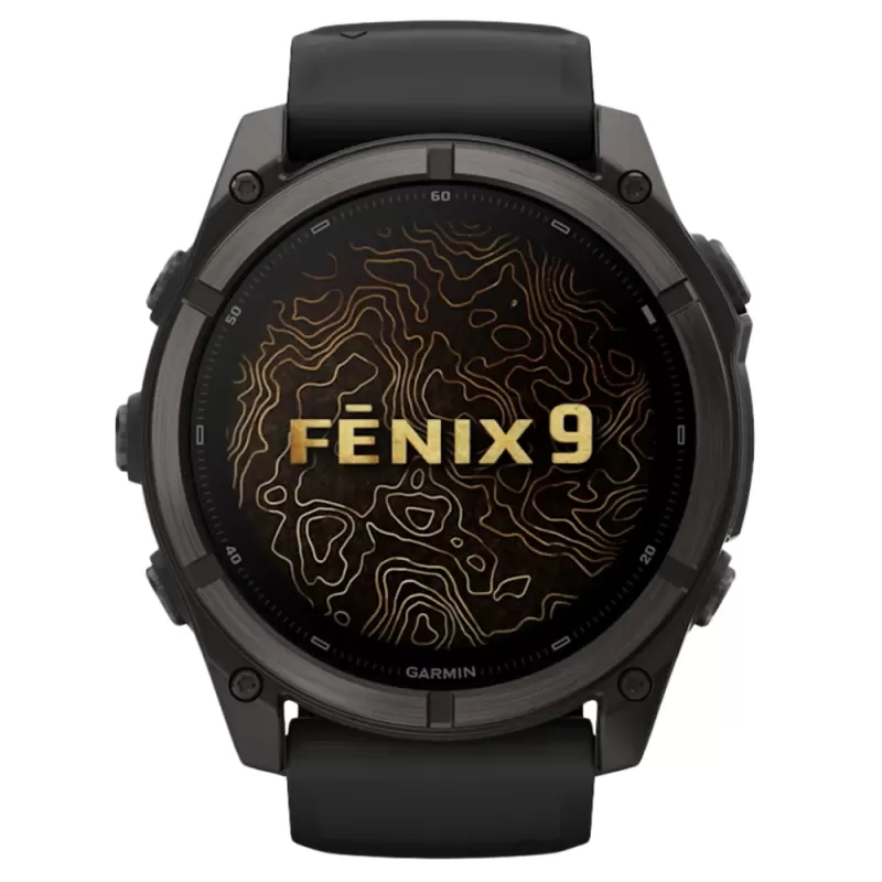 Reloj GPS Garmin Fenix 9 51mm - Carbon Gray/Black (010-04763-10)