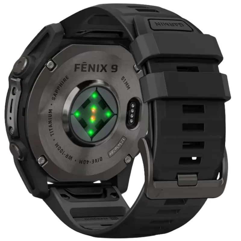 Reloj GPS Garmin Fenix 9 51mm - Carbon Gray/Black (010-04763-10)