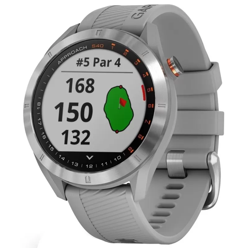 Reloj GPS Garmin Approach S40 Golf Watch - Stainless Steel Finish