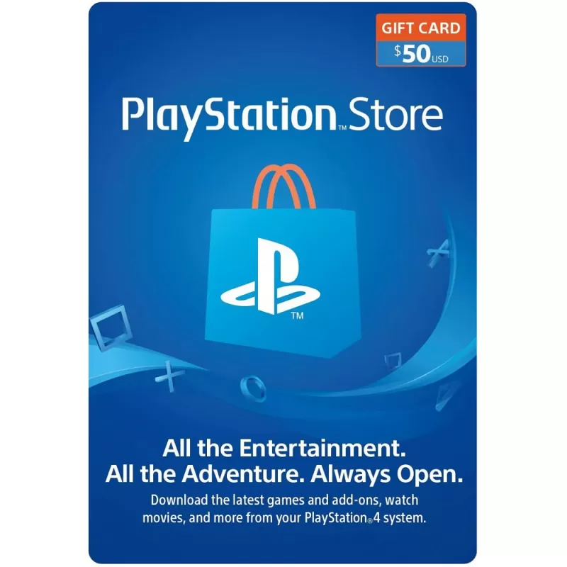 PlayStation Store Gift Card PSN - 50$ (USA)