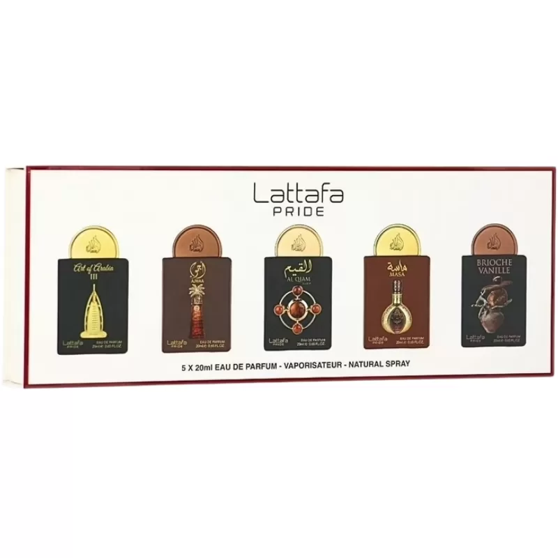 Kit Perfumes Miniatura Lattafa Pride N°4 EDP Unisex - 5x20mL