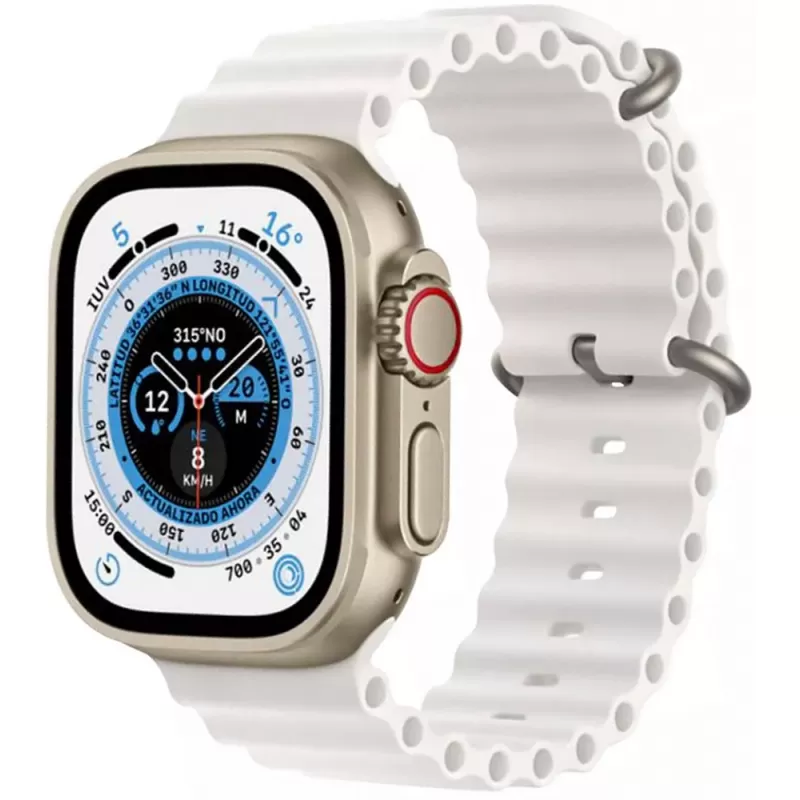 Reloj Smart Blulory Glifo 8 Ultra - White