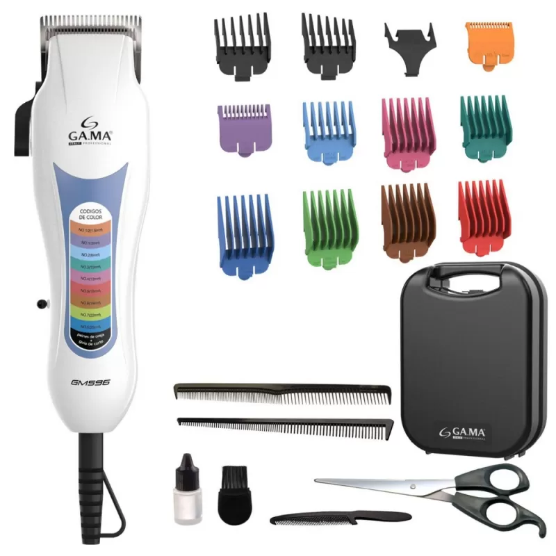 Cortador de Pelo Gama GM596 Magnetic Clipper 110V - White