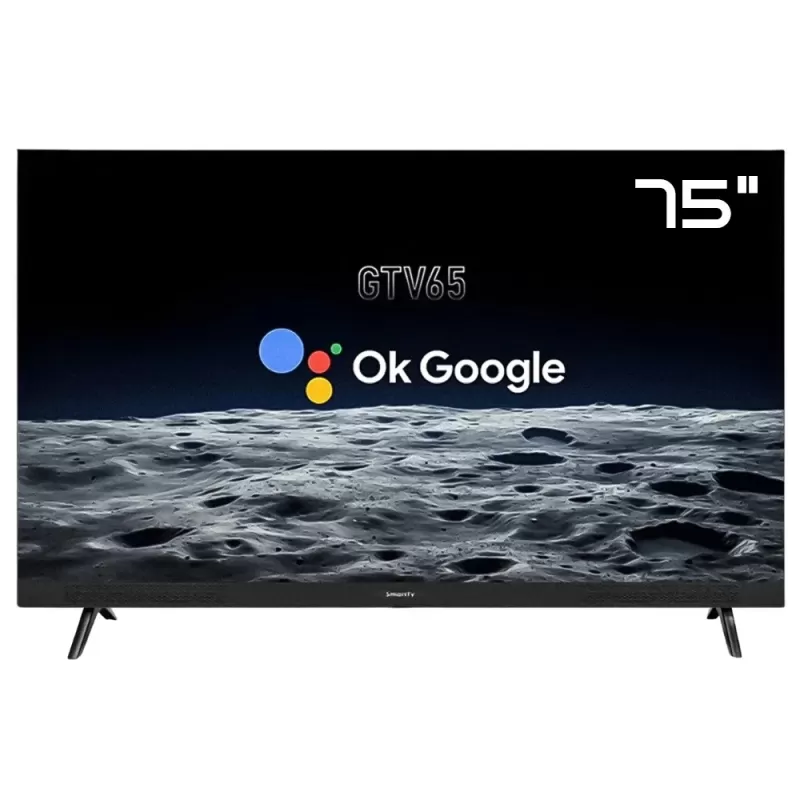Smart TV QLED Smartfy 75" GTV75 4K Ultra HD con Soundbar