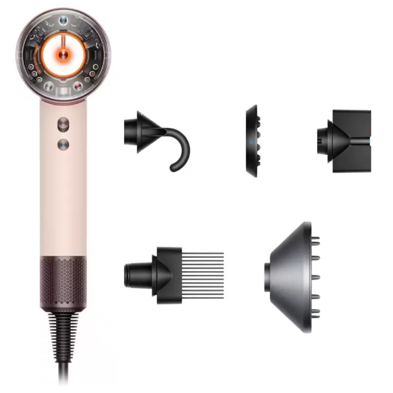 Secador Multiestilizador Dyson Supersonic Nural HD16 1600W 110V - Ceramic Pink/Rose Gold