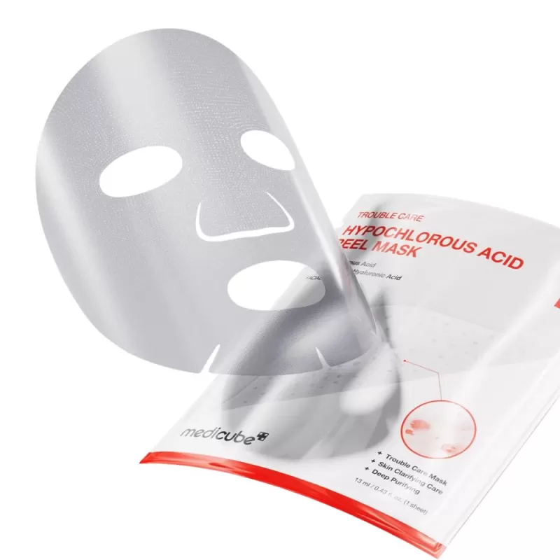 Mascarilla Facial Medicube Hypochlorous Acid Peel 13mL (3 Sheets)