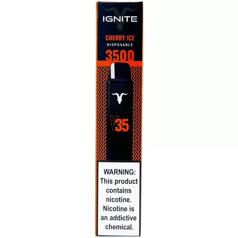 Vaper Descartable Ignite V35 5% Nicotina 3500 Puffs - Cherry Ice