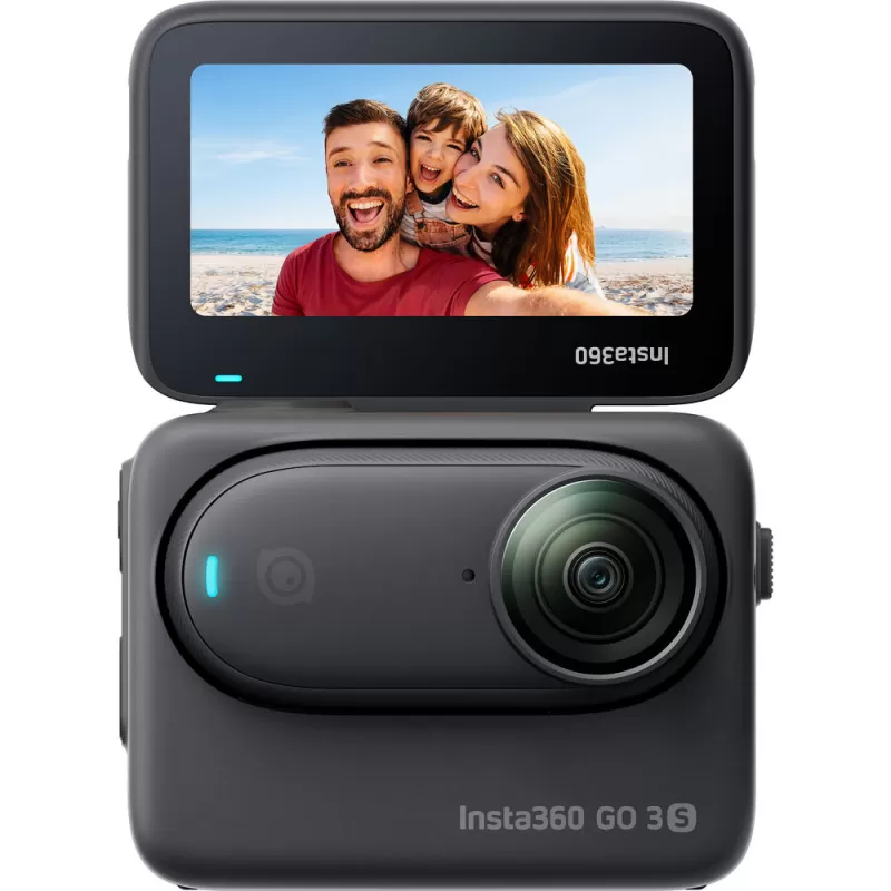Cámara de Acción Insta360 GO 3S Standard Edition 4K 128GB - Midnight Black (CINSAATA)